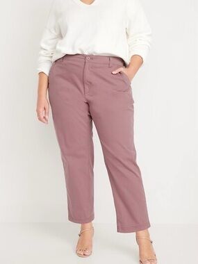 Old Navy Women's Pink OG Chino Pants